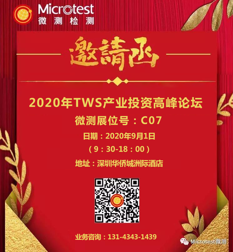 2020年TWS產(chǎn)業(yè)投資高峰論壇-微測(cè)檢測(cè)